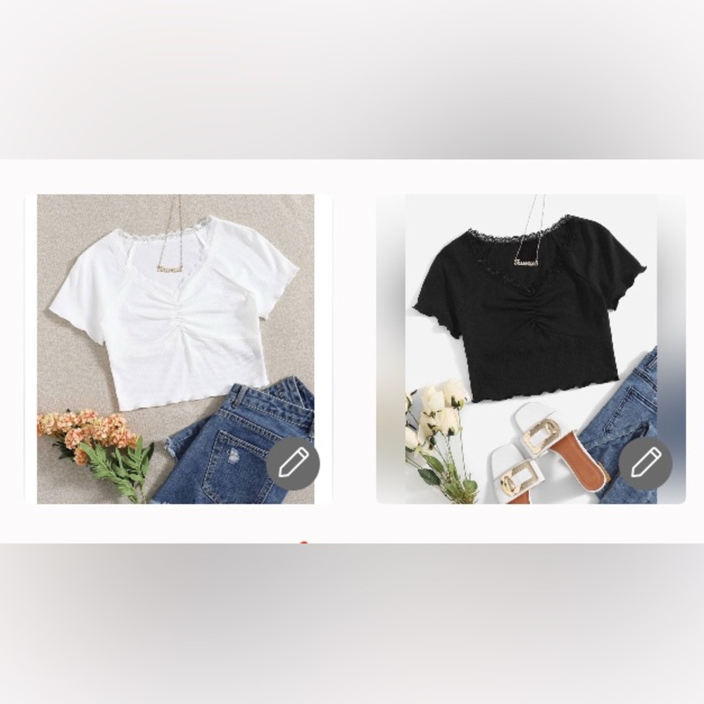 Two big girl 14 Y Ribbed Raglan Sleeve Ruffle T-Shirt - Picture 6 of 15